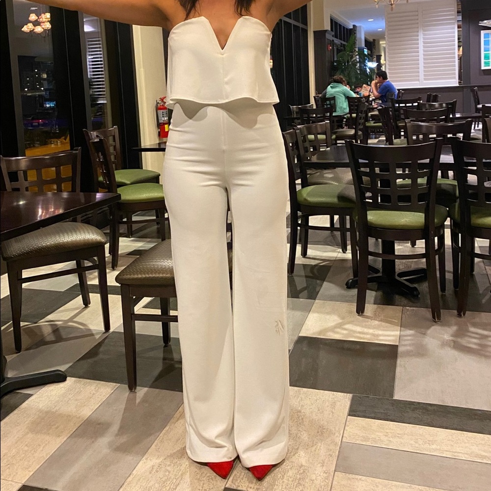 White Lulus Juimsuit